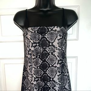 Snake Skin Mini Dress